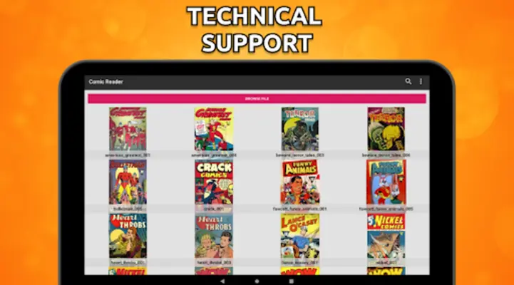 Comic Book Reader (cbz/cbr) android App screenshot 0