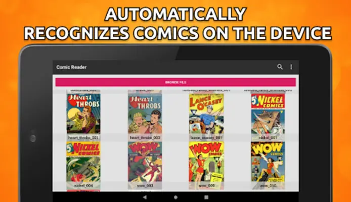 Comic Book Reader (cbz/cbr) android App screenshot 11