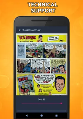 Comic Book Reader (cbz/cbr) android App screenshot 17