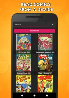 Comic Book Reader (cbz/cbr) android App screenshot 23