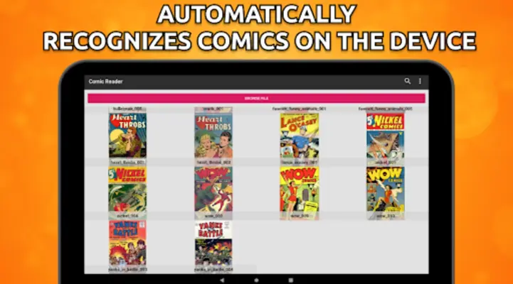 Comic Book Reader (cbz/cbr) android App screenshot 3