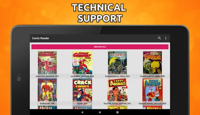 Comic Book Reader (cbz/cbr) android App screenshot 8